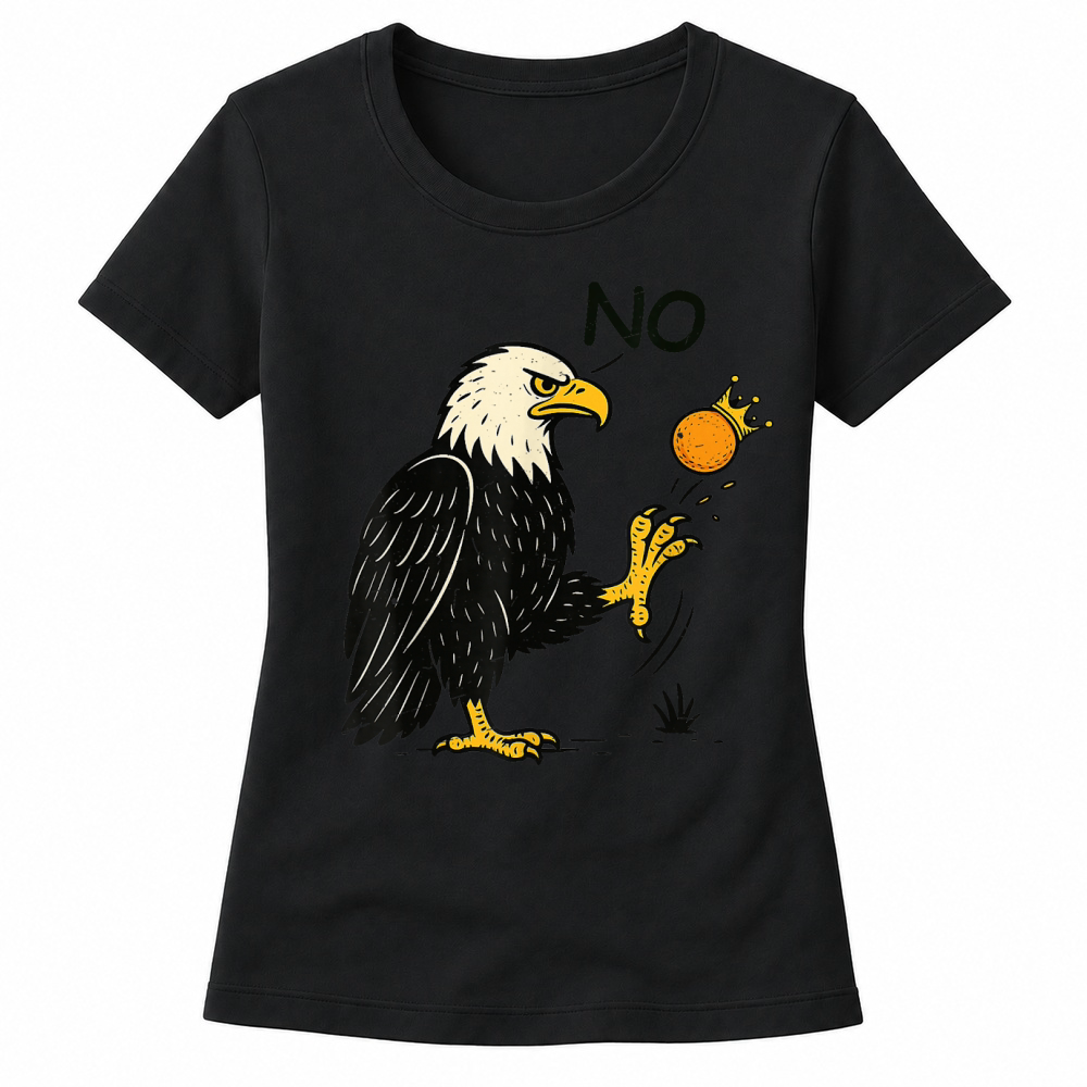 Product Funny No Kings in America Shirt   Retro Political Women's T-shirts