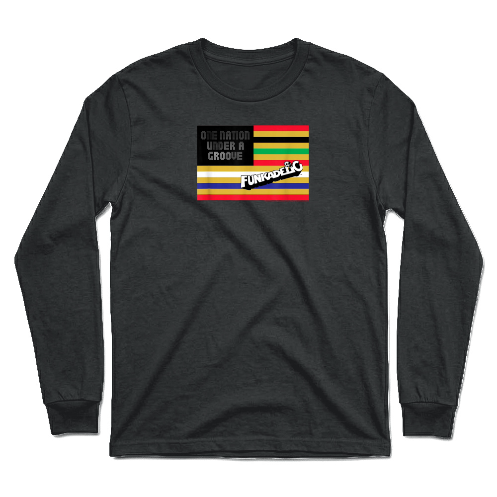 Product George Clinton Funkadelic One Nation Under A Groove Flag Unisex Longsleeve