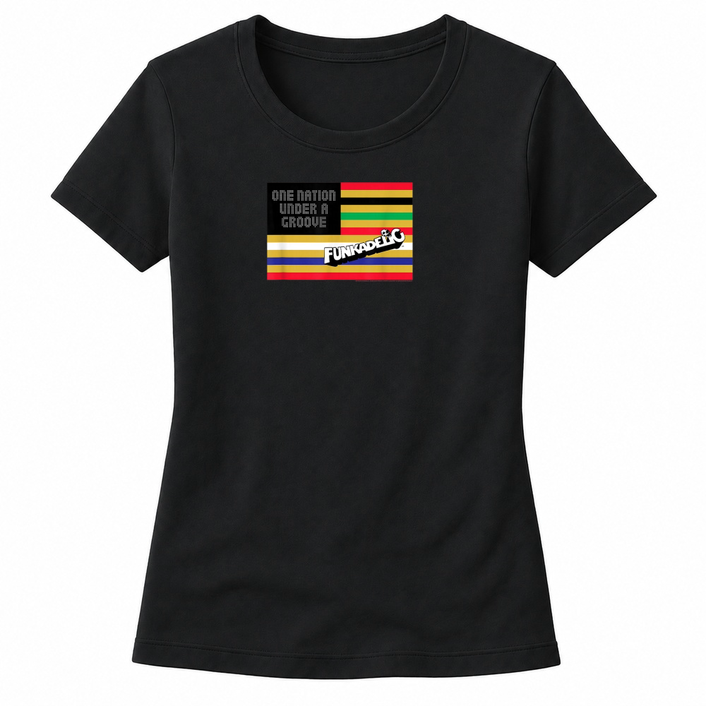 Product George Clinton Funkadelic One Nation Under A Groove Flag Women's T-shirts