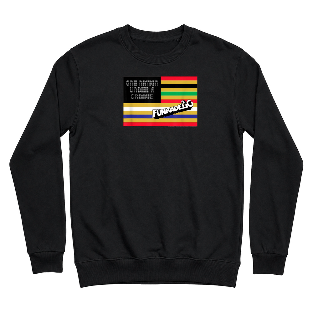 Product George Clinton Funkadelic One Nation Under A Groove Flag Unisex Sweatshirt