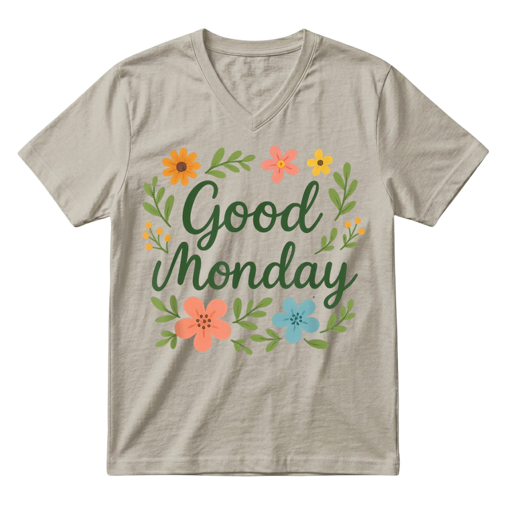 Product Good Monday T Shirt V-Neck T-shirt