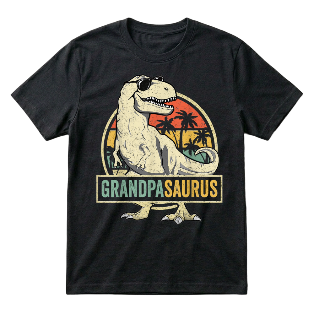 Product Grandpasaurus T Rex Dinosaur Grandpa Saurus Family Matching T-Shirt