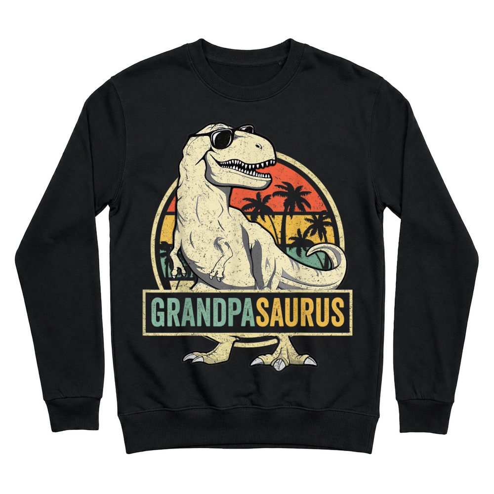 Product Grandpasaurus T Rex Dinosaur Grandpa Saurus Family Matching Unisex Sweatshirt