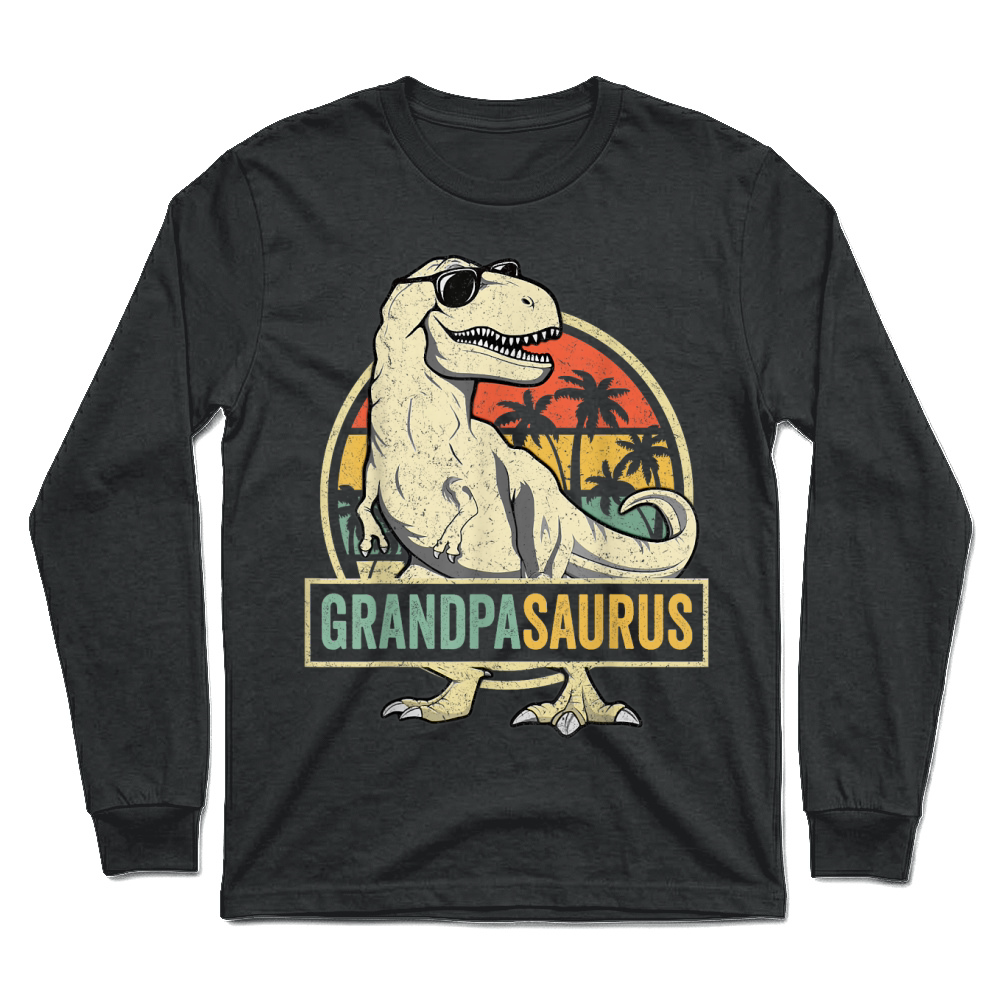 Product Grandpasaurus T Rex Dinosaur Grandpa Saurus Family Matching Unisex Longsleeve