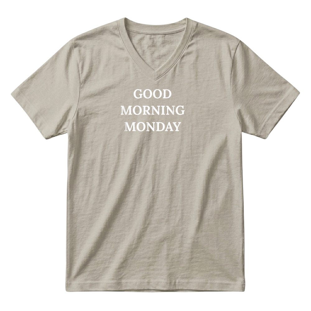 Product Humorous Good Morning Monday V-Neck T-shirt