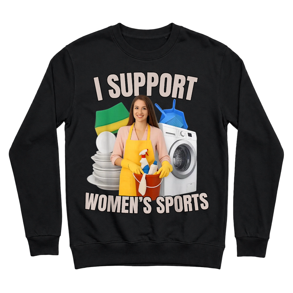 Product I Support Women's Sports Unwearable Aduld Humor Bootleg Unisex Sweatshirt