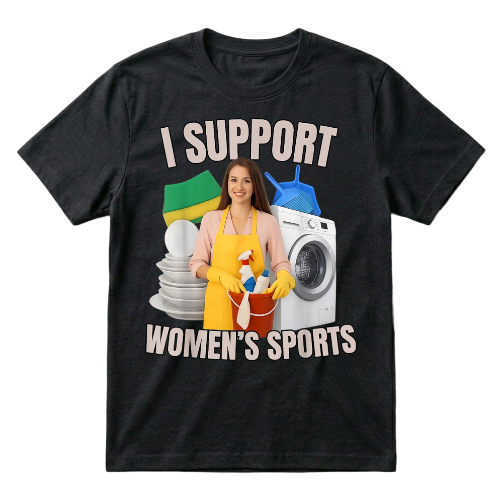 Product I Support Women's Sports Unwearable Aduld Humor Bootleg T-Shirt