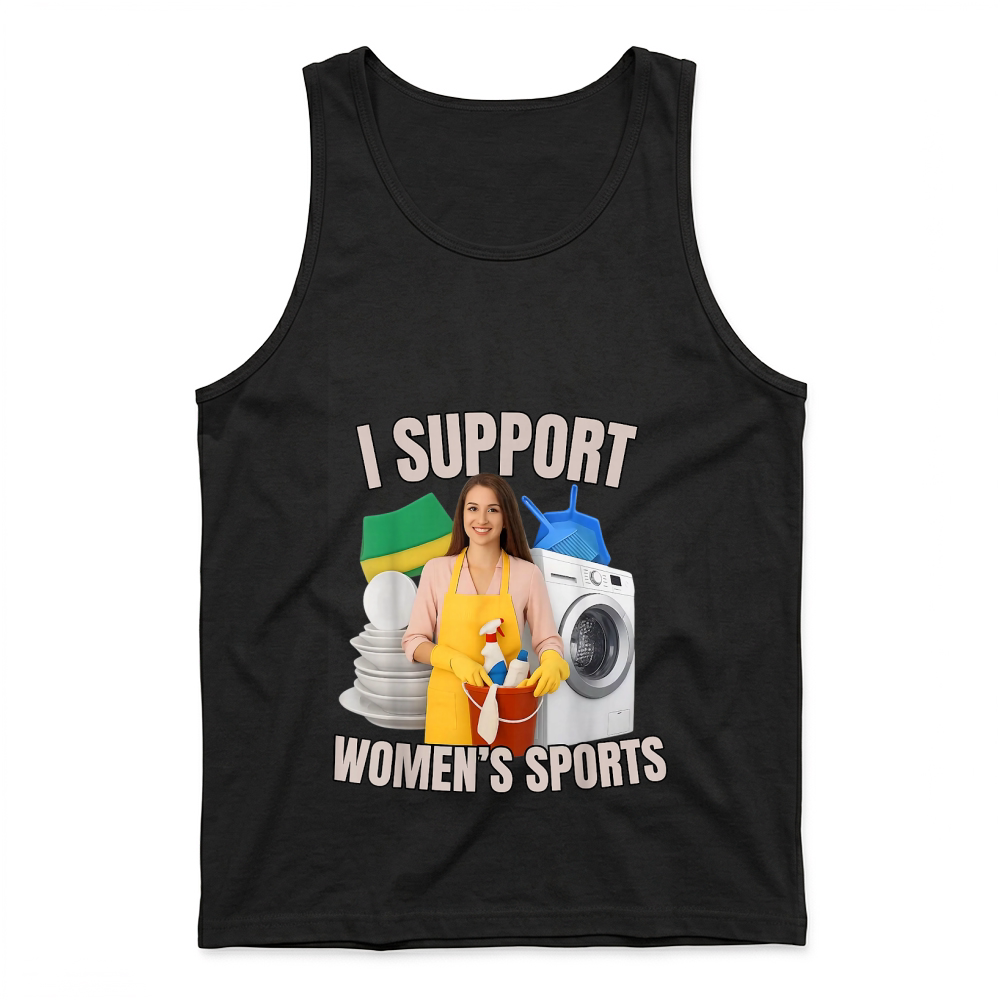 Product I Support Women's Sports Unwearable Aduld Humor Bootleg Tank Top