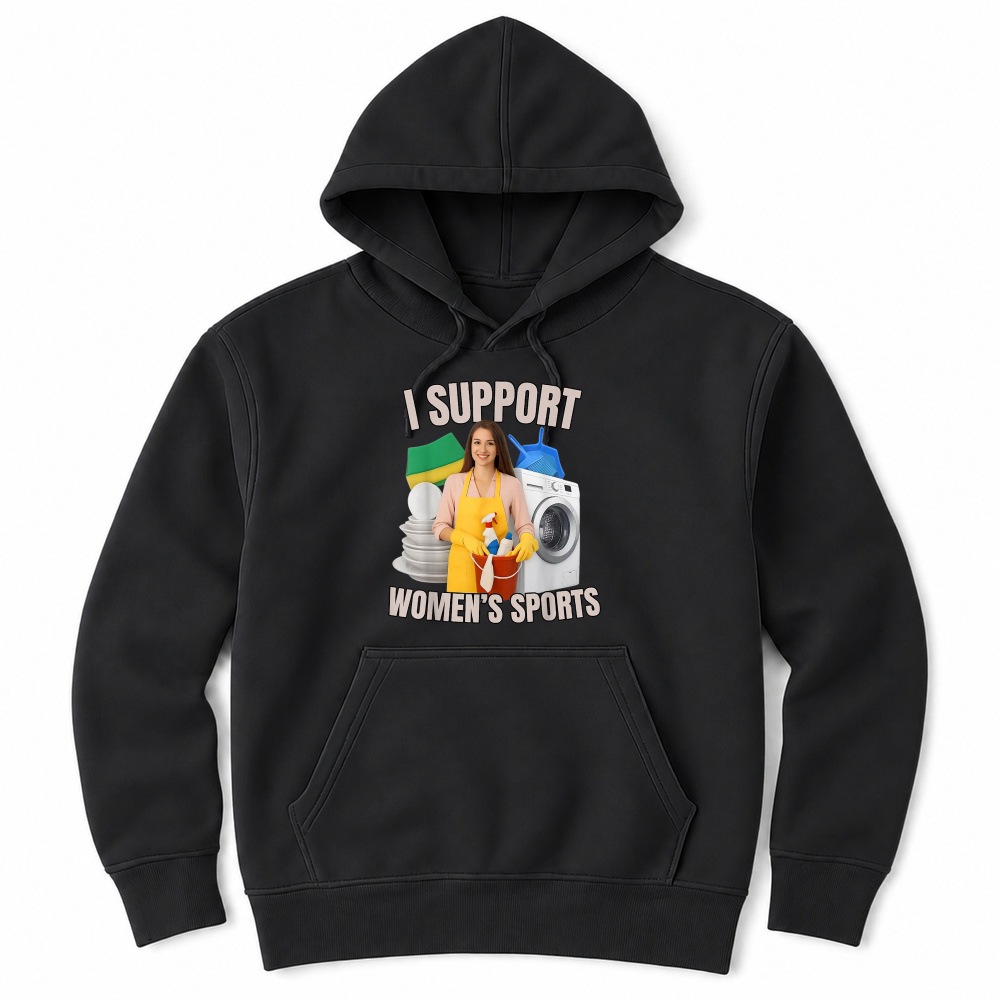 Product I Support Women's Sports Unwearable Aduld Humor Bootleg Unisex Hoodie