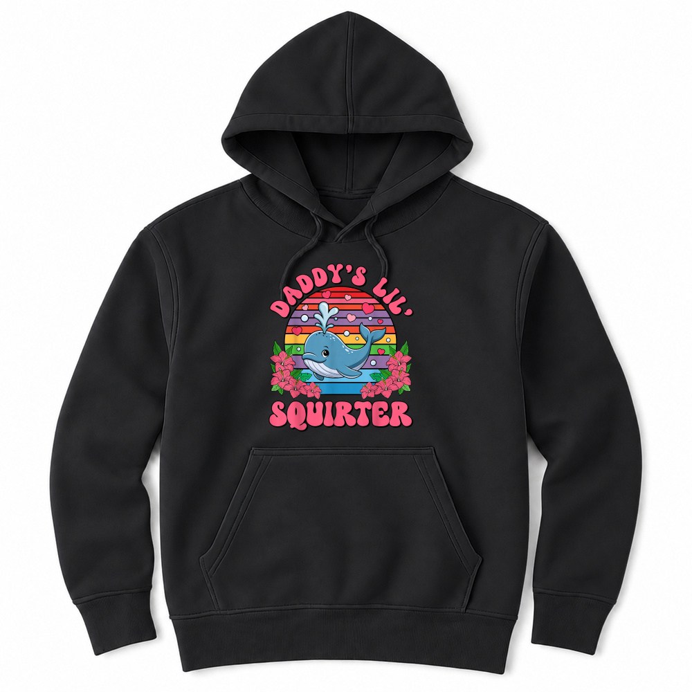 Product Inappropriate Funny Daddy's Lil Squirter Embarrassing Women Unisex Hoodie
