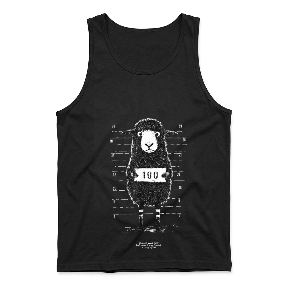 Product Lost Sheep   I Once was Lost But Now I Am Found T Shirt Tank Top