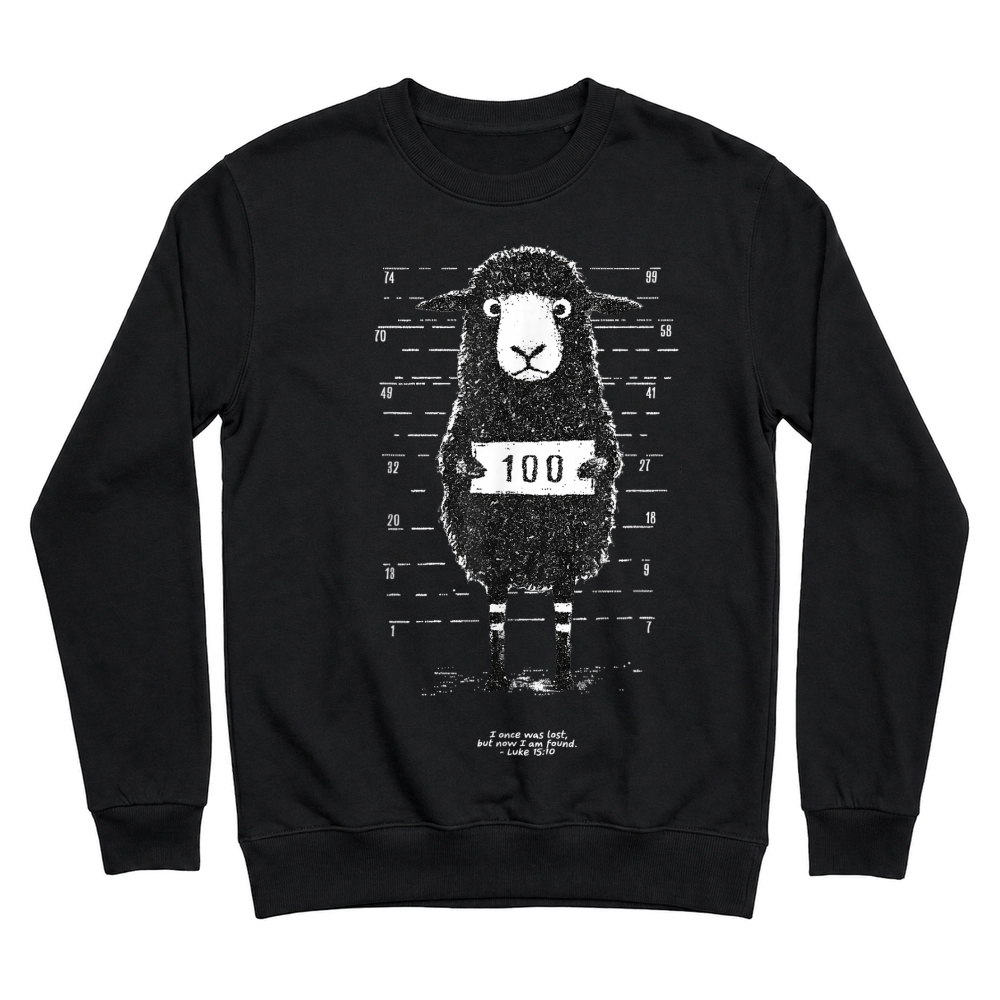 Product Lost Sheep   I Once was Lost But Now I Am Found T Shirt Unisex Sweatshirt