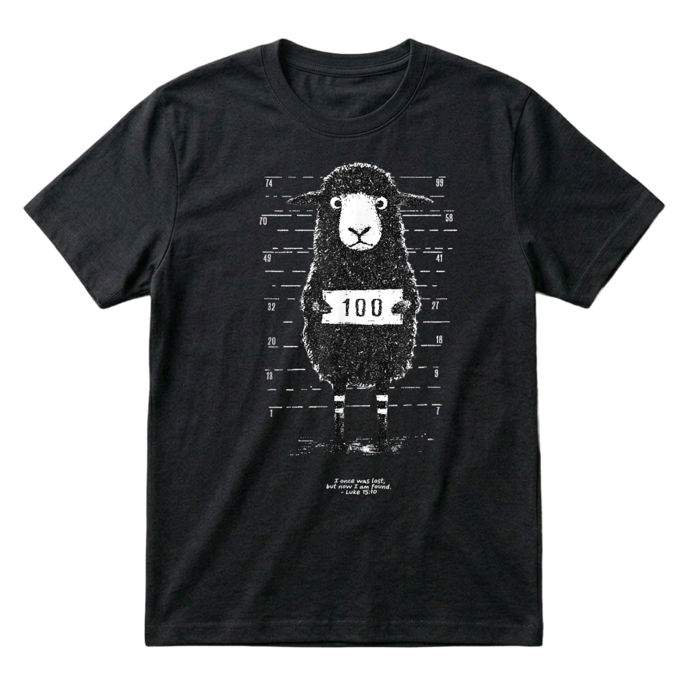 Product Lost Sheep   I Once was Lost But Now I Am Found T Shirt T-Shirt