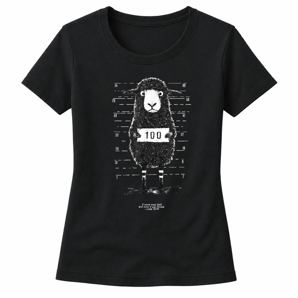Product Lost Sheep   I Once was Lost But Now I Am Found T Shirt Women's T-shirts