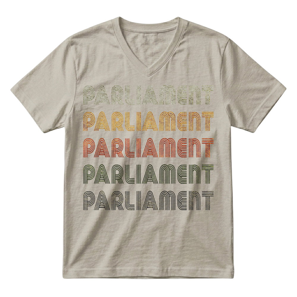 Product Love Heart Parliament Tee Grunge Vintage Style Black T Shirt V-Neck T-shirt