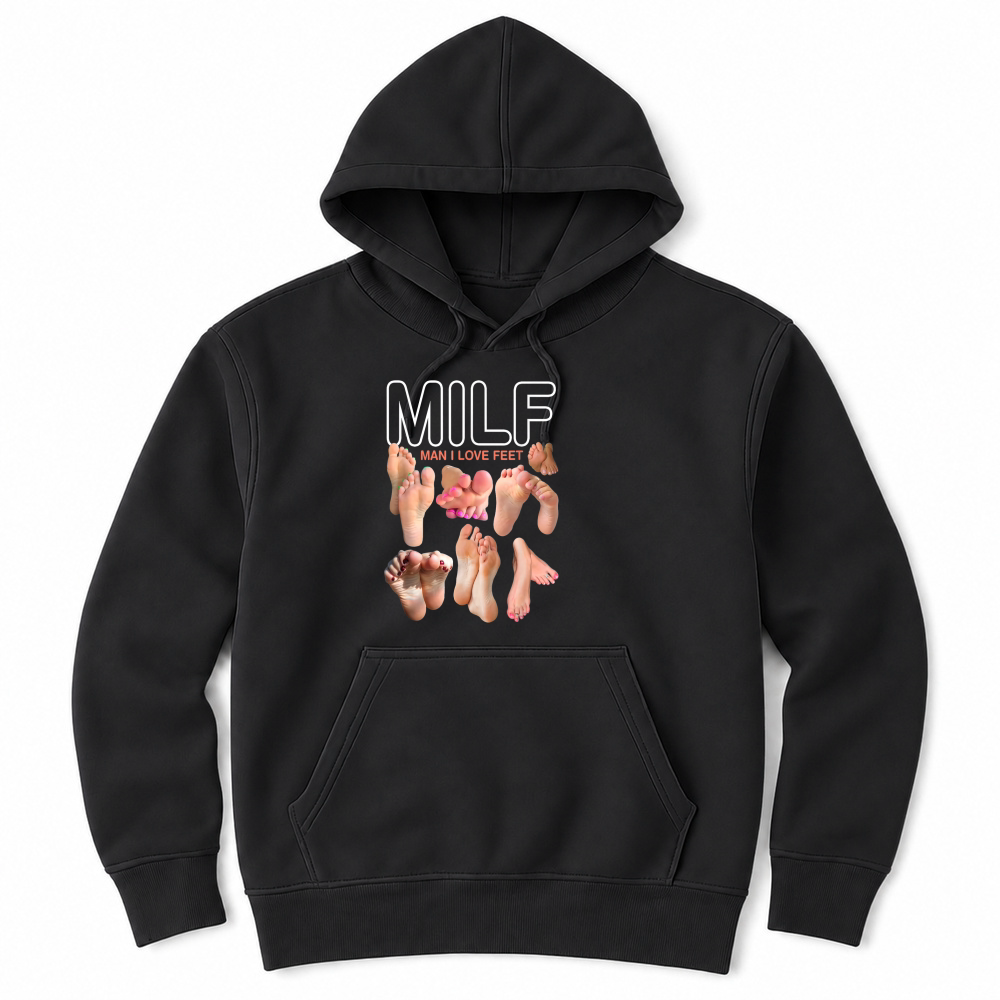 Product MILF Man I Love Feet Shirt Unisex Hoodie