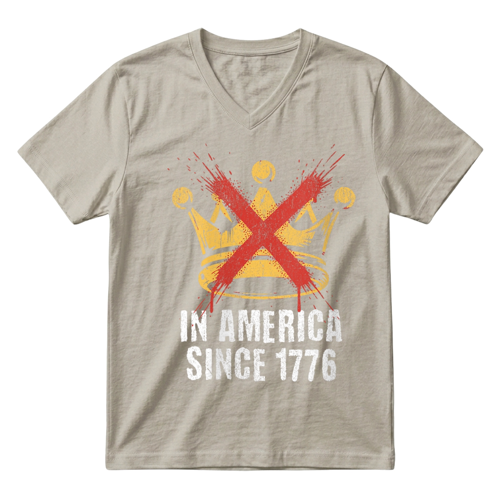 Product No Kings In America Protest V-Neck T-shirt