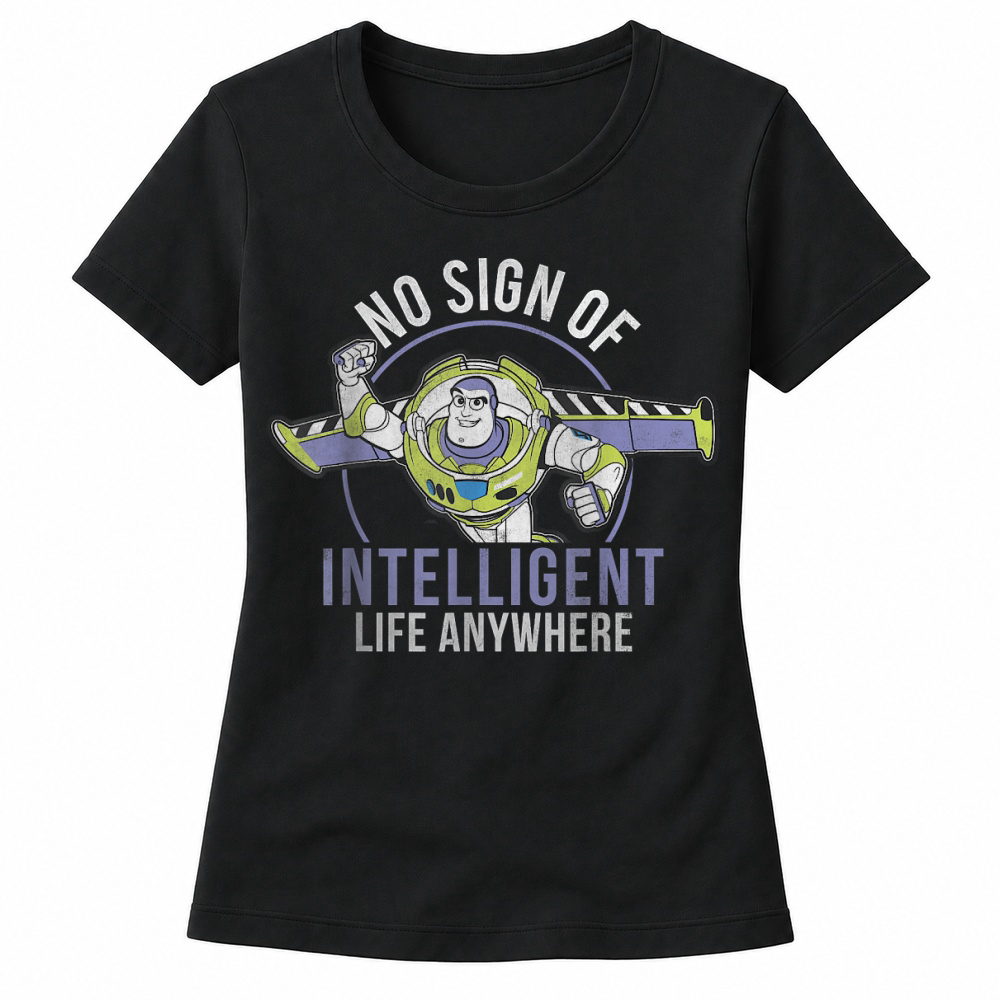 Product Pixar Toy Story Buzz Lightyear Intelligent Life T Shirt Women's T-shirts