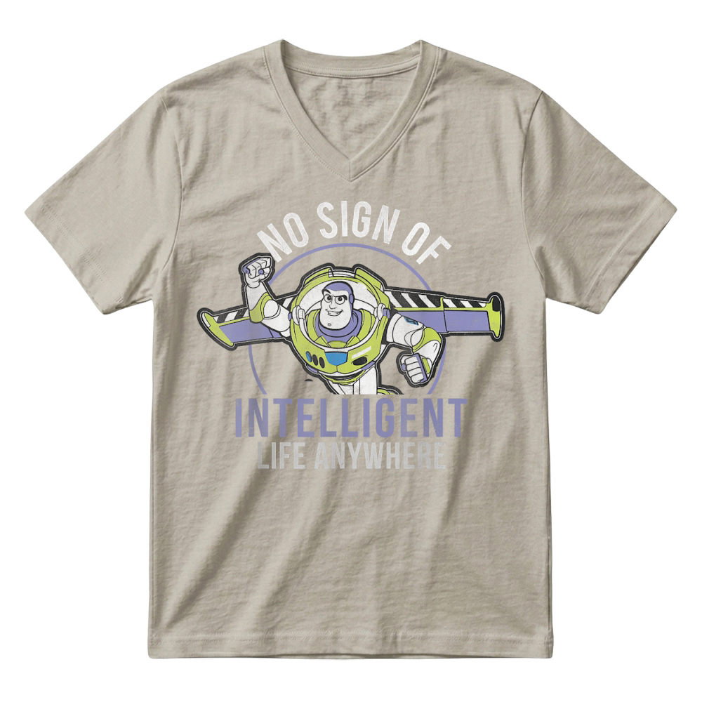 Product Pixar Toy Story Buzz Lightyear Intelligent Life T Shirt V-Neck T-shirt