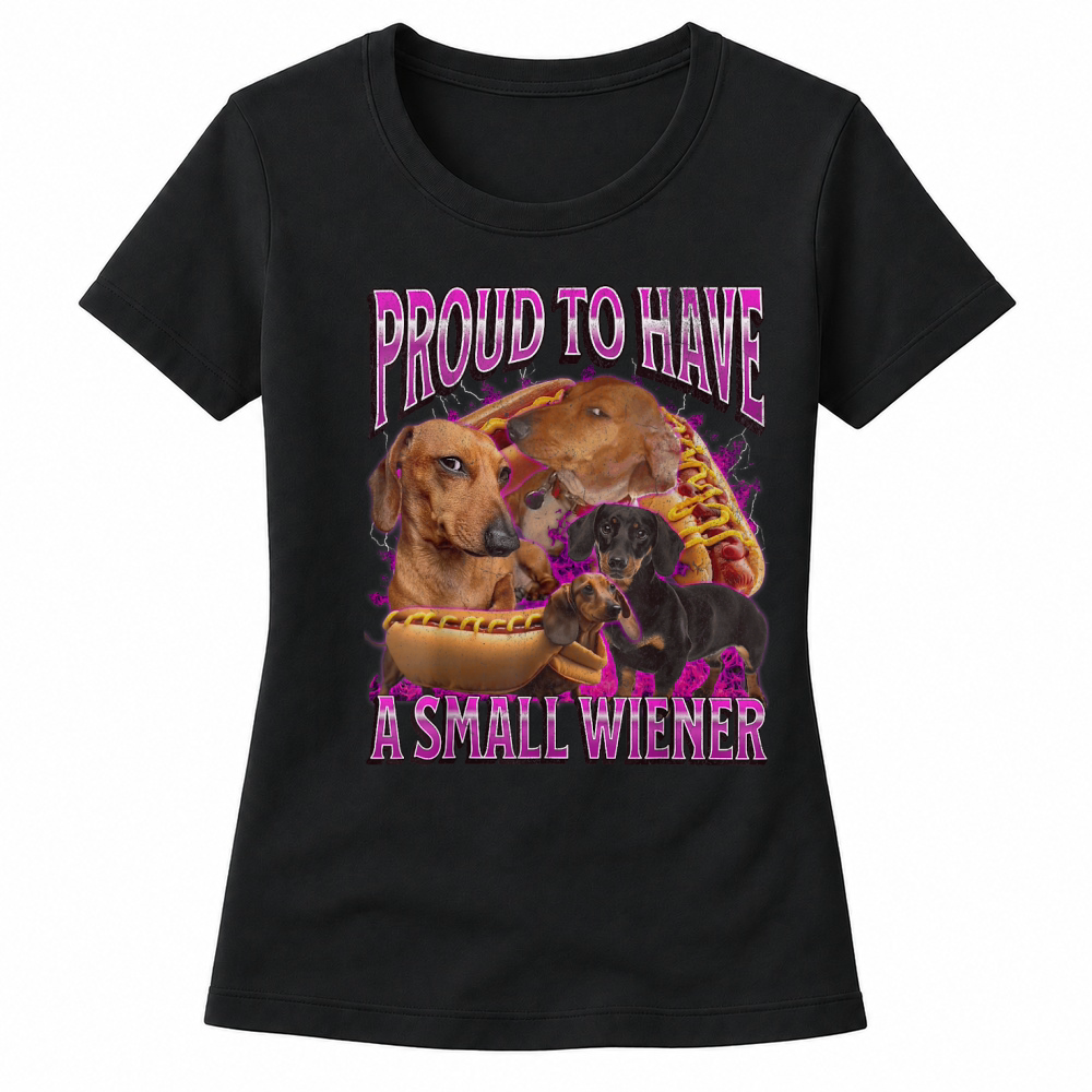 Product Proud to Have A Small Wiener Funny Offensive Dachshund Women's T-shirts