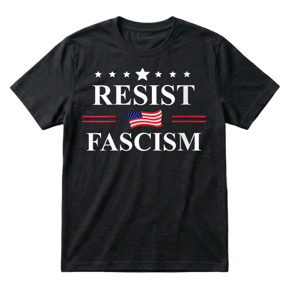 Product Resist Fascism No Kings Fight Fascism Protest Anti Fascism T-Shirt