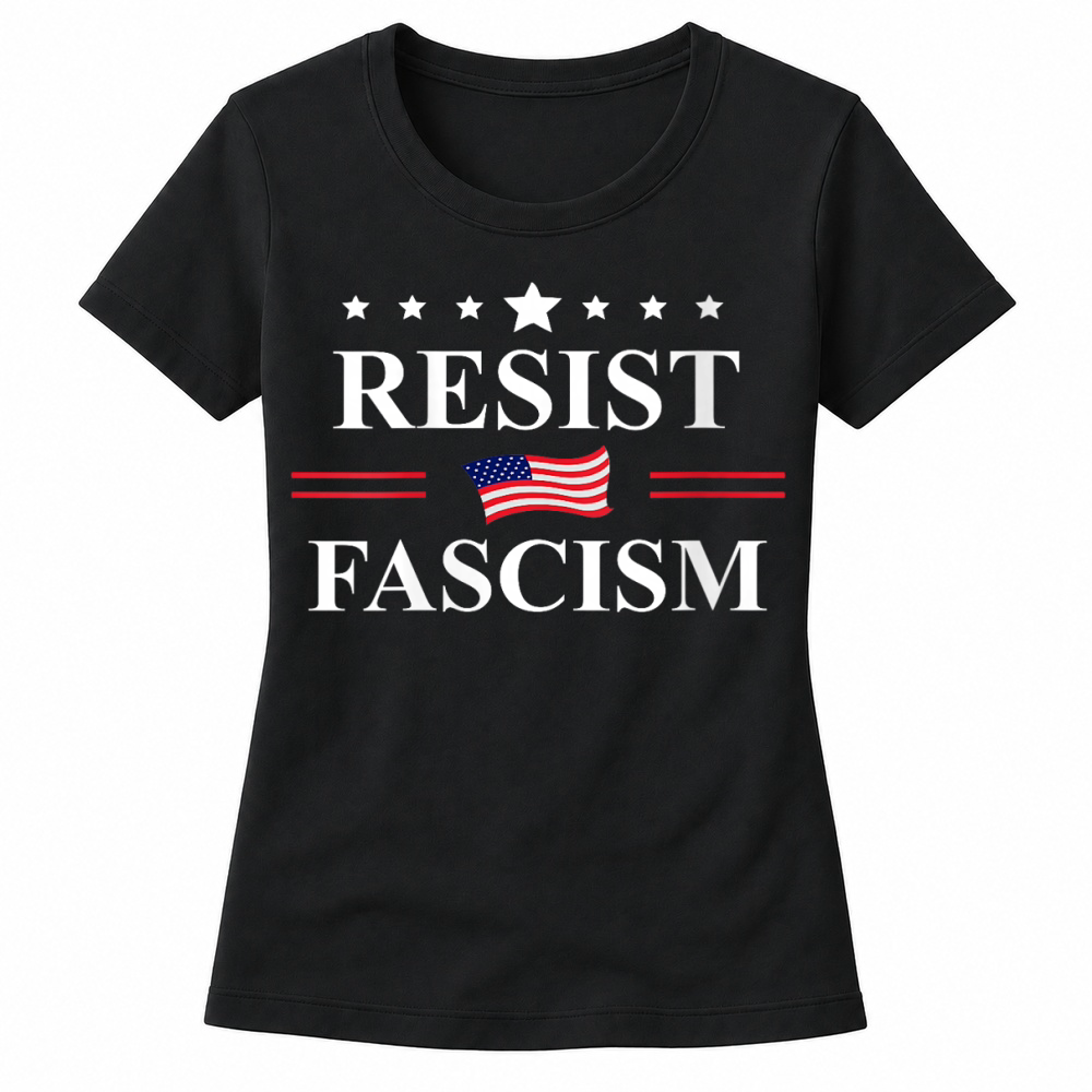 Product Resist Fascism No Kings Fight Fascism Protest Anti Fascism Women's T-shirts