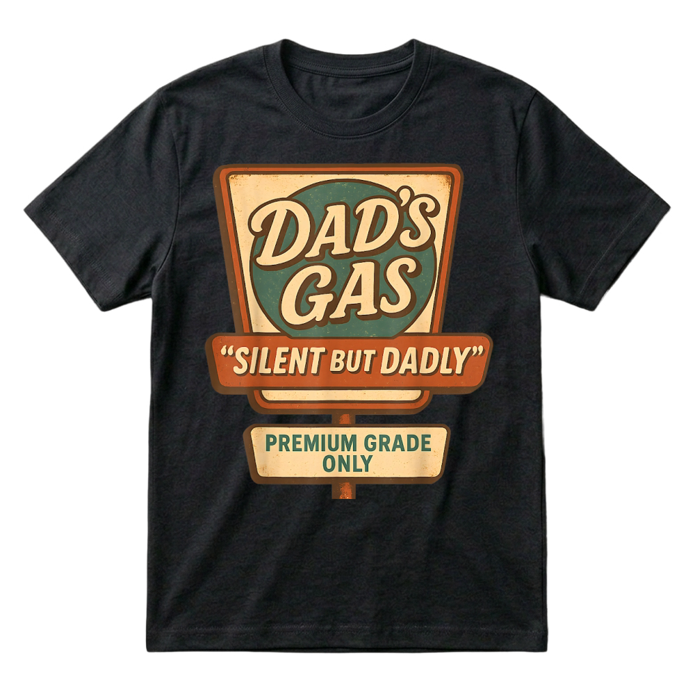Product Silent But Dadly Funny Father's Day Fart Dad Farting Vintage T-Shirt
