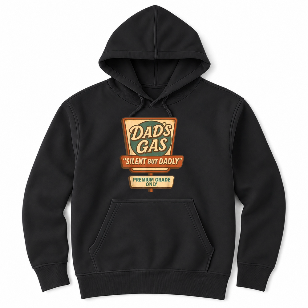 Product Silent But Dadly Funny Father's Day Fart Dad Farting Vintage Unisex Hoodie
