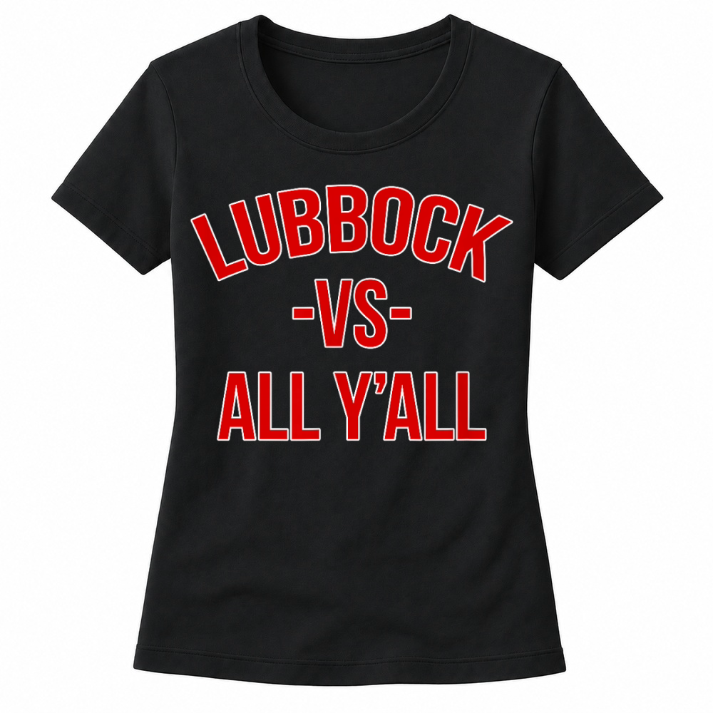 Product State Hometown Pride Lubbock Texas T Shirt Women's T-shirts