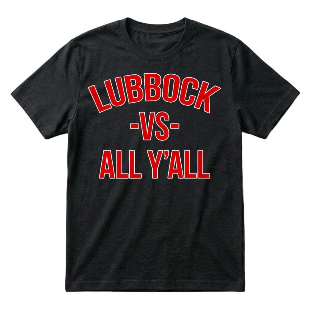 Product State Hometown Pride Lubbock Texas T Shirt T-Shirt