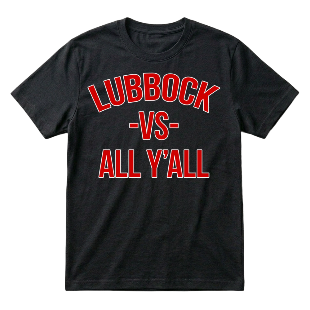 Product State Hometown Pride Lubbock Texas T-Shirt