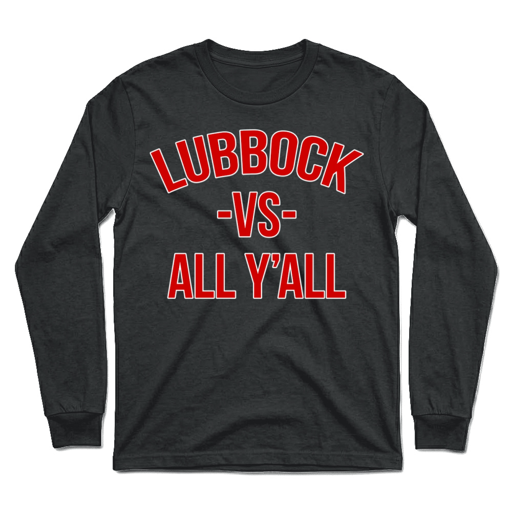 Product State Hometown Pride Lubbock Texas Unisex Longsleeve