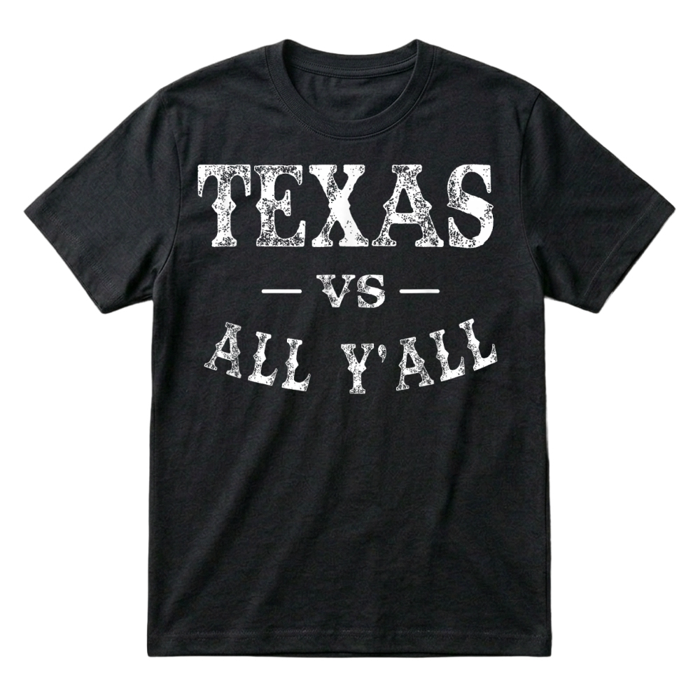 Product Texas Pride Tshirt Texas VS All Y'all Football Texan Tee T Shirt T-Shirt