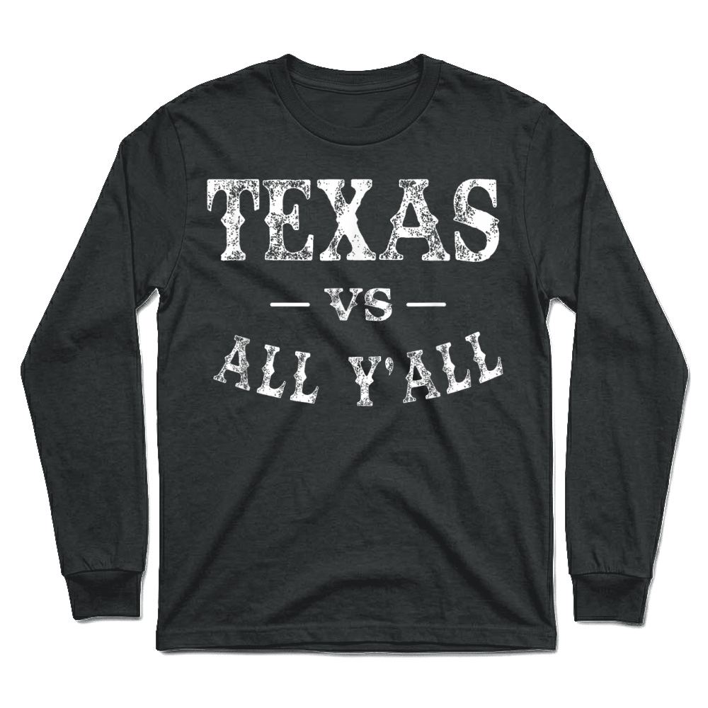 Product Texas Pride Tshirt Texas VS All Y'all Football Texan Tee T Shirt Unisex Longsleeve