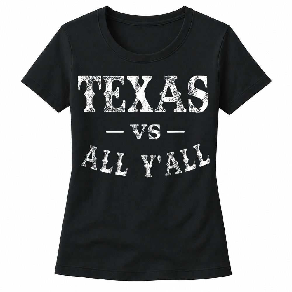 Product Texas Pride Tshirt Texas VS All Y'all Football Texan Tee T Shirt Women's T-shirts