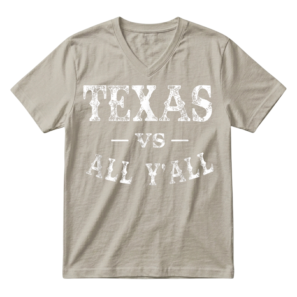 Product Texas Pride Tshirt Texas VS All Y'all Football Texan Tee T Shirt V-Neck T-shirt