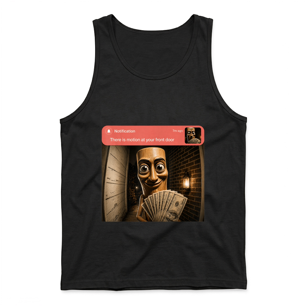 Product There is Motion at Your Front Door Tung Tung Tung sahur Meme T Shirt Tank Top