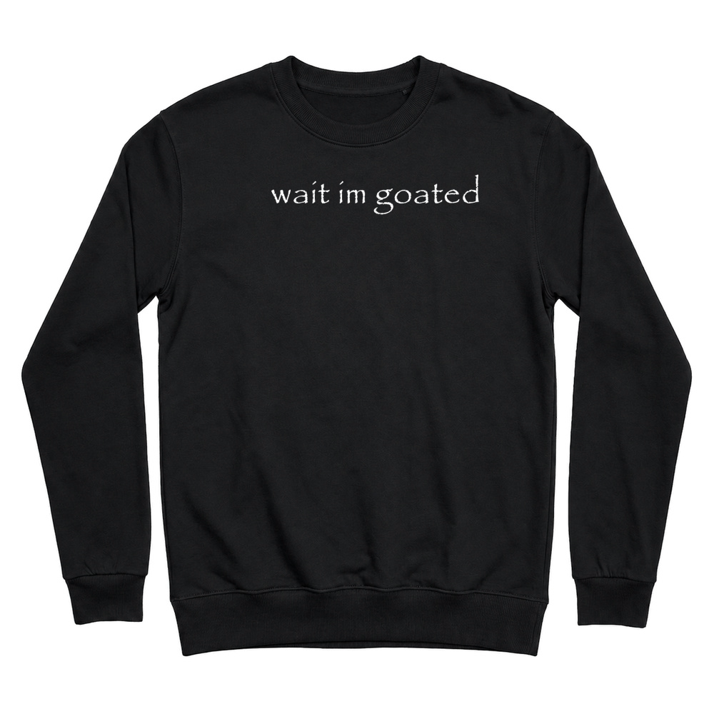 Product Wait I'm Goated Meme Funny for Men Women T Shirt Unisex Sweatshirt