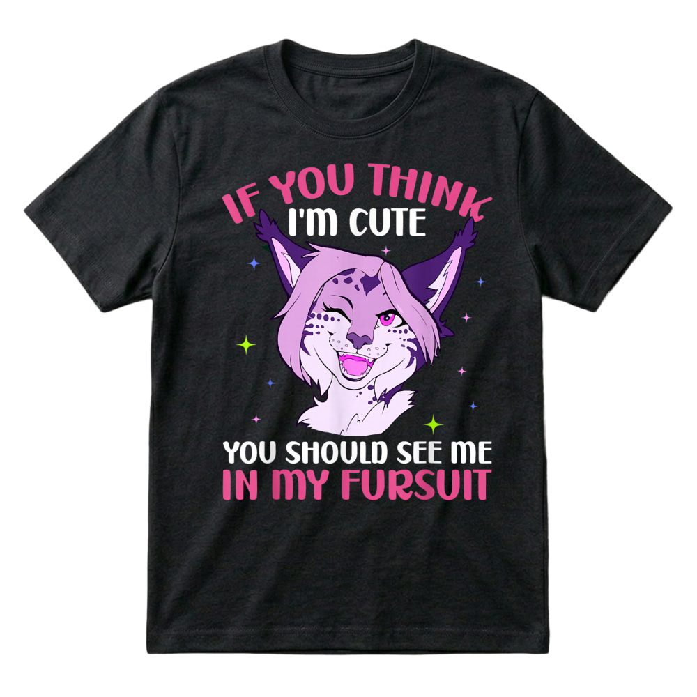 Product You Should See Me in My Fursuit Furry Fandom Fursona Fox T-Shirt