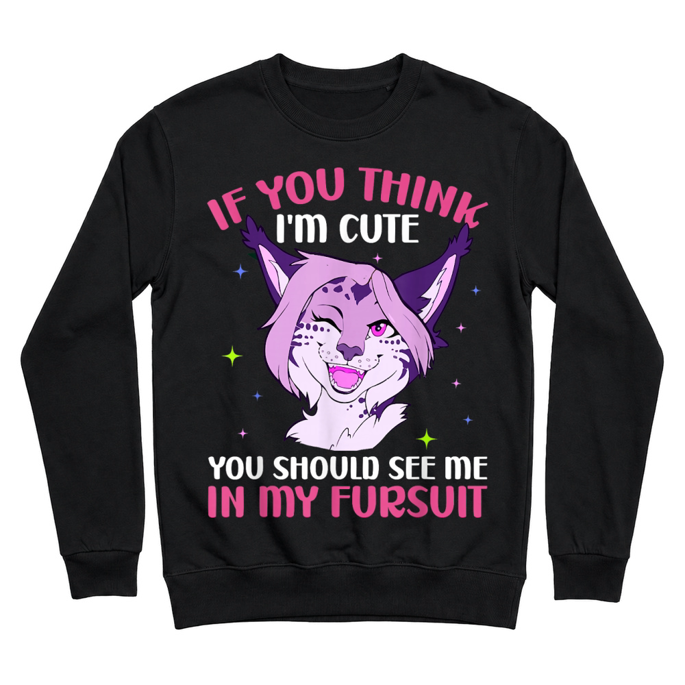 Product You Should See Me in My Fursuit Furry Fandom Fursona Fox Unisex Sweatshirt