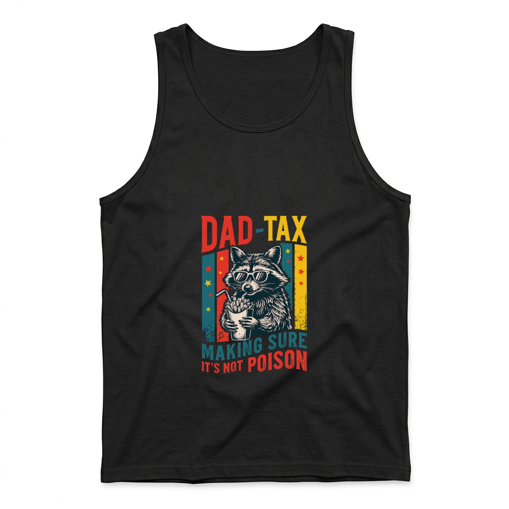 Product Dad Tax Funny Raccoon Father’s Day Tank Top
