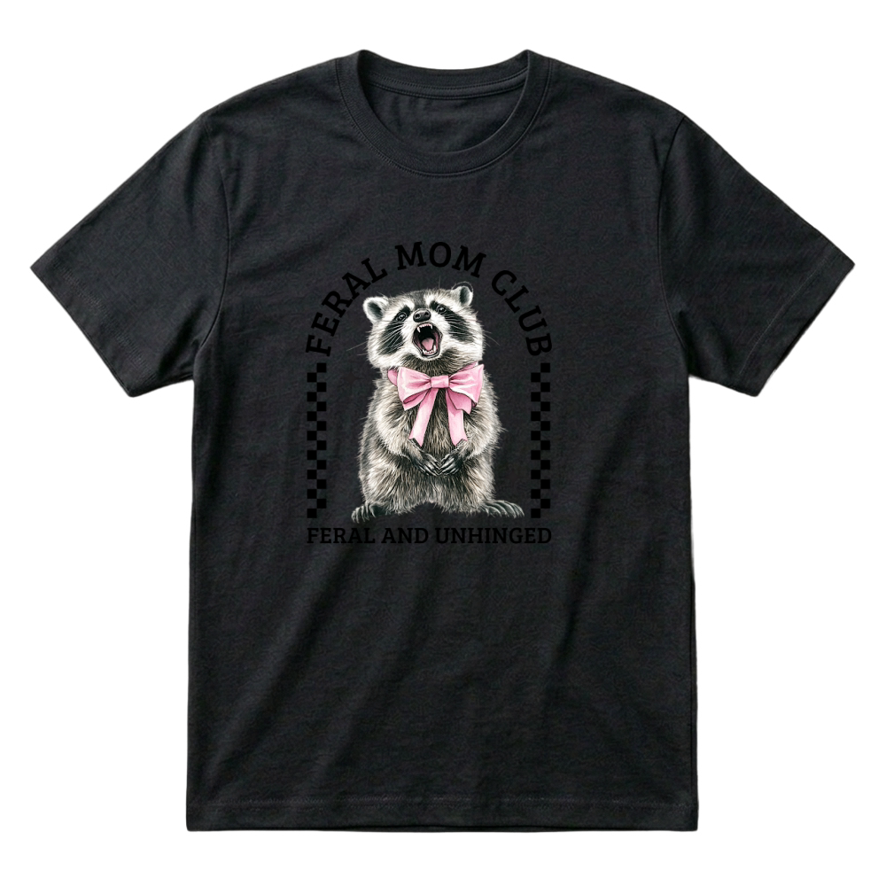 Product Feral Mom Club Funny Mother Day Racoon T-Shirt