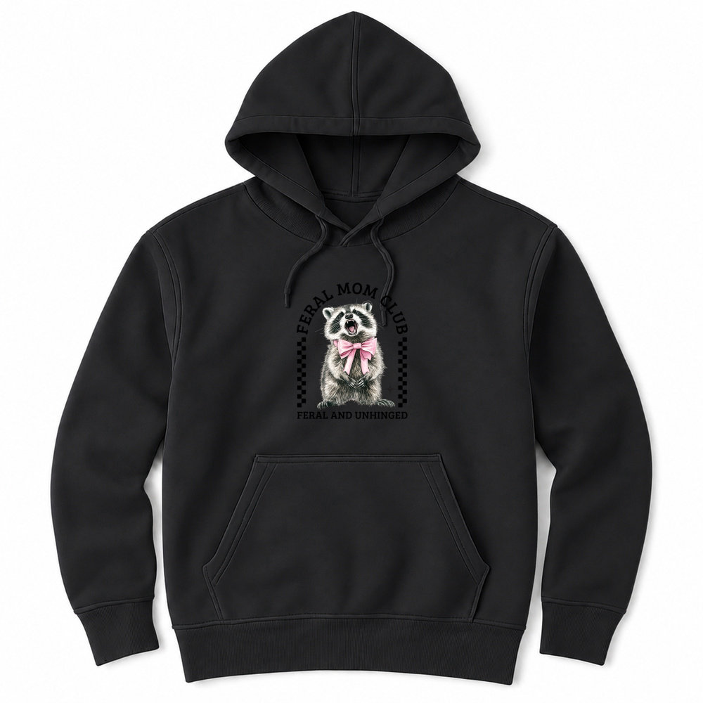 Product Feral Mom Club Funny Mother Day Racoon Unisex Hoodie
