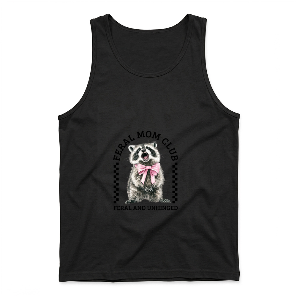 Product Feral Mom Club Funny Mother Day Racoon Tank Top