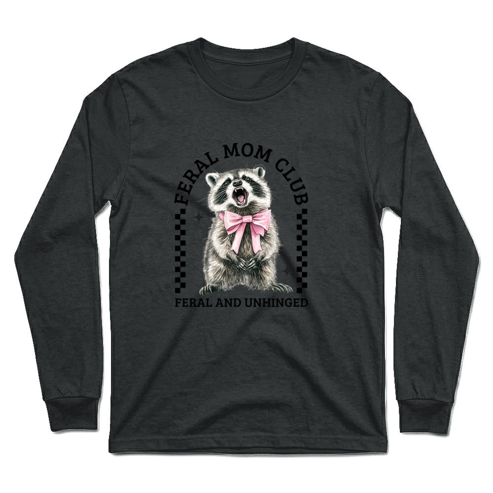 Product Feral Mom Club Funny Mother Day Racoon Unisex Longsleeve
