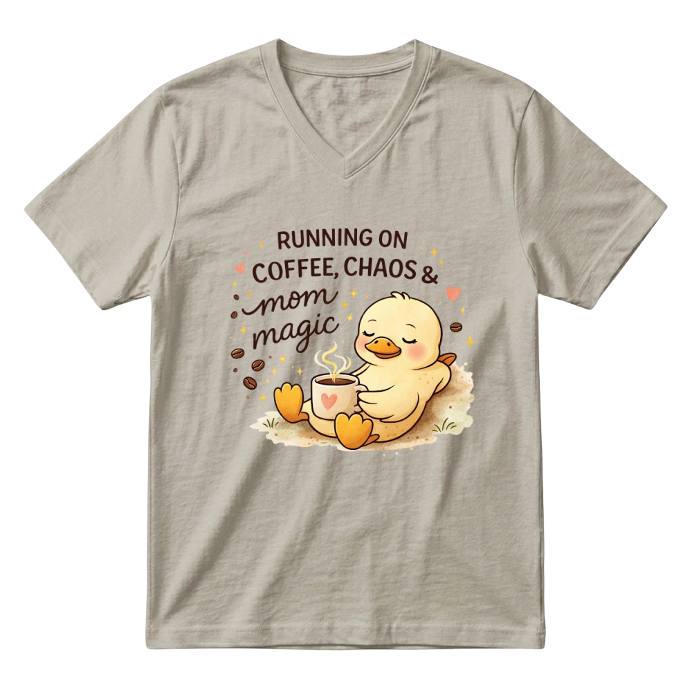 Product Funny Goose Mom Mother's Day Gift V-Neck T-shirt