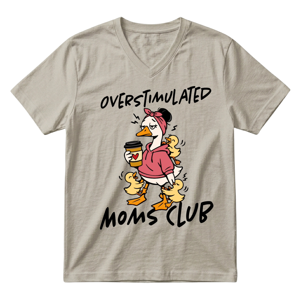 Product Funny Mama Goose Tired Mom Mother's Day V-Neck T-shirt