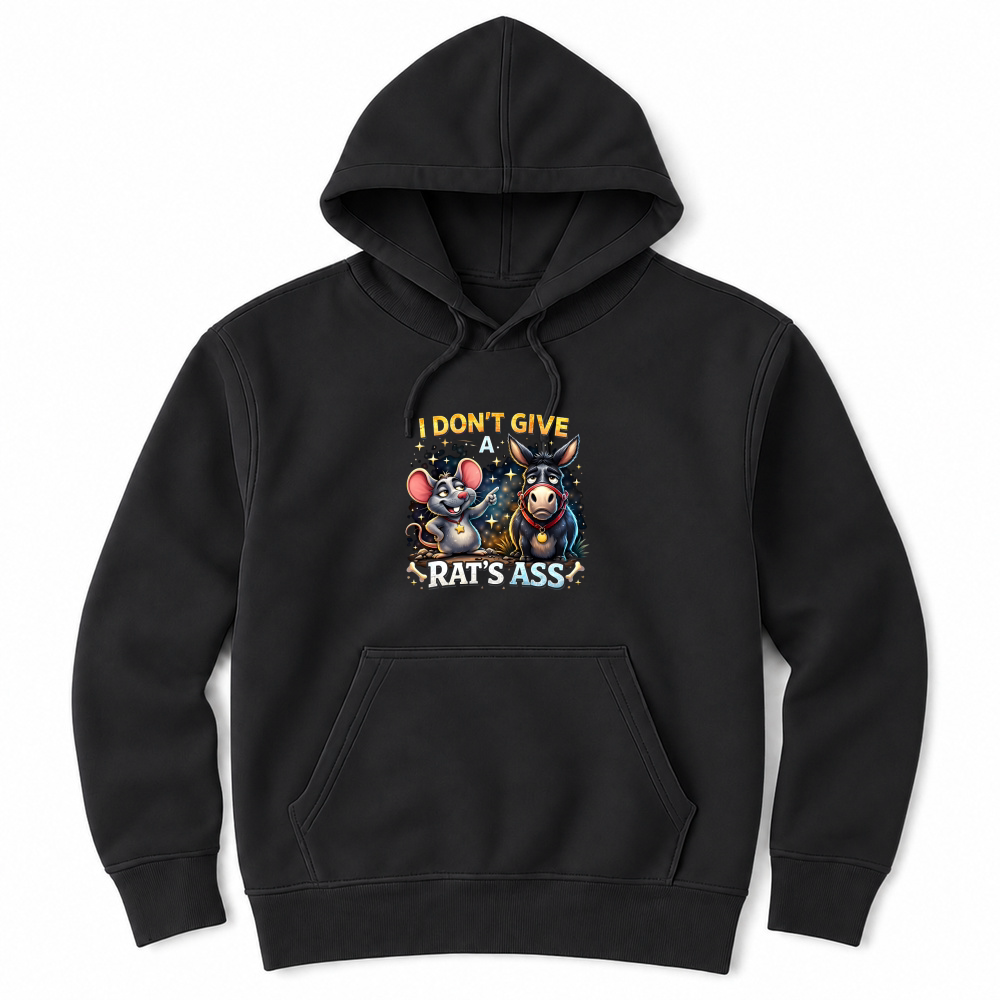 Product I Don't Give a Rats Ass Funny Donkey Unisex Hoodie