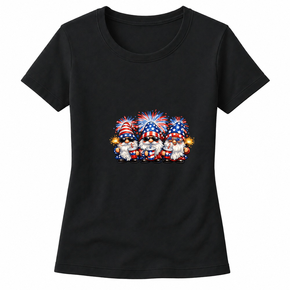 Product 4th of July Patriotic Gnome Squad Women's T-shirts