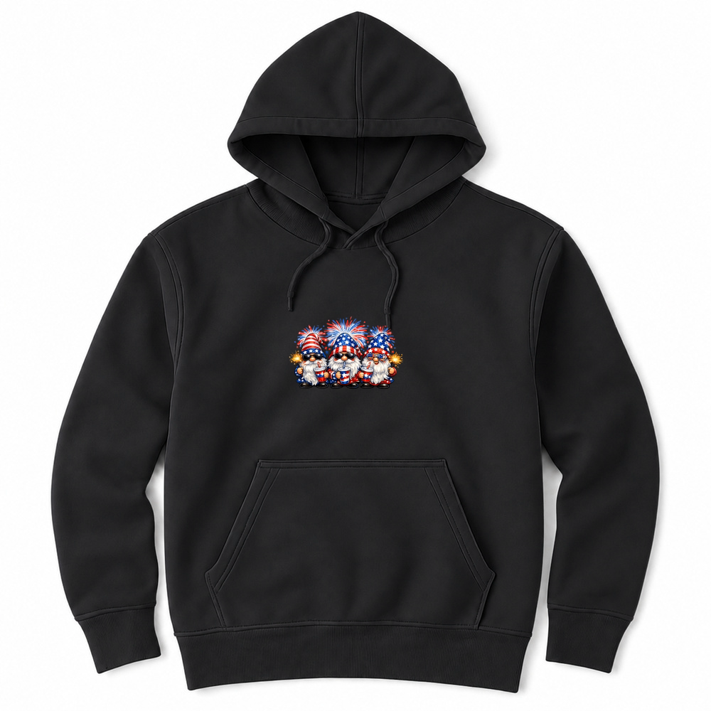 Product 4th of July Patriotic Gnome Squad Unisex Hoodie